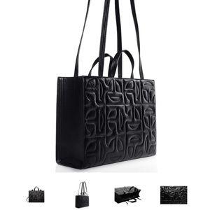 Moose Knuckles Telfar Nylon Bag Large Shopper - Black